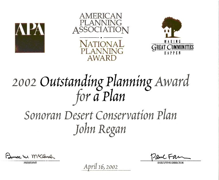 Picture of award